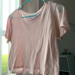 Pink crop top